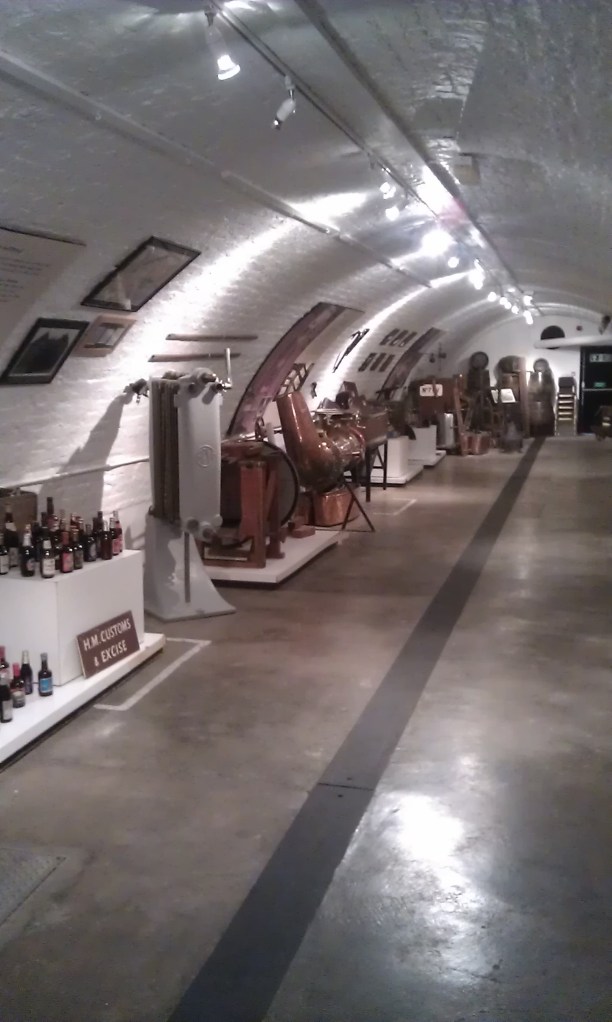 The Hock Cellar is a treasure trove of brewery artifacts and has its own bar.