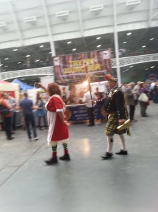 The juxtaposition of a Cornish wrestler dressed as Betty Stogs and a hot dog vendor's sign saying 'TRY MY TWENTY INCHER' was almost too much for this correspondent.
